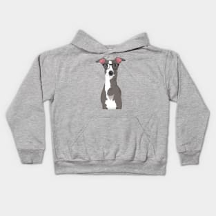 Hipster Italian Greyhound Dog T-Shirt for Dog Lovers Kids Hoodie